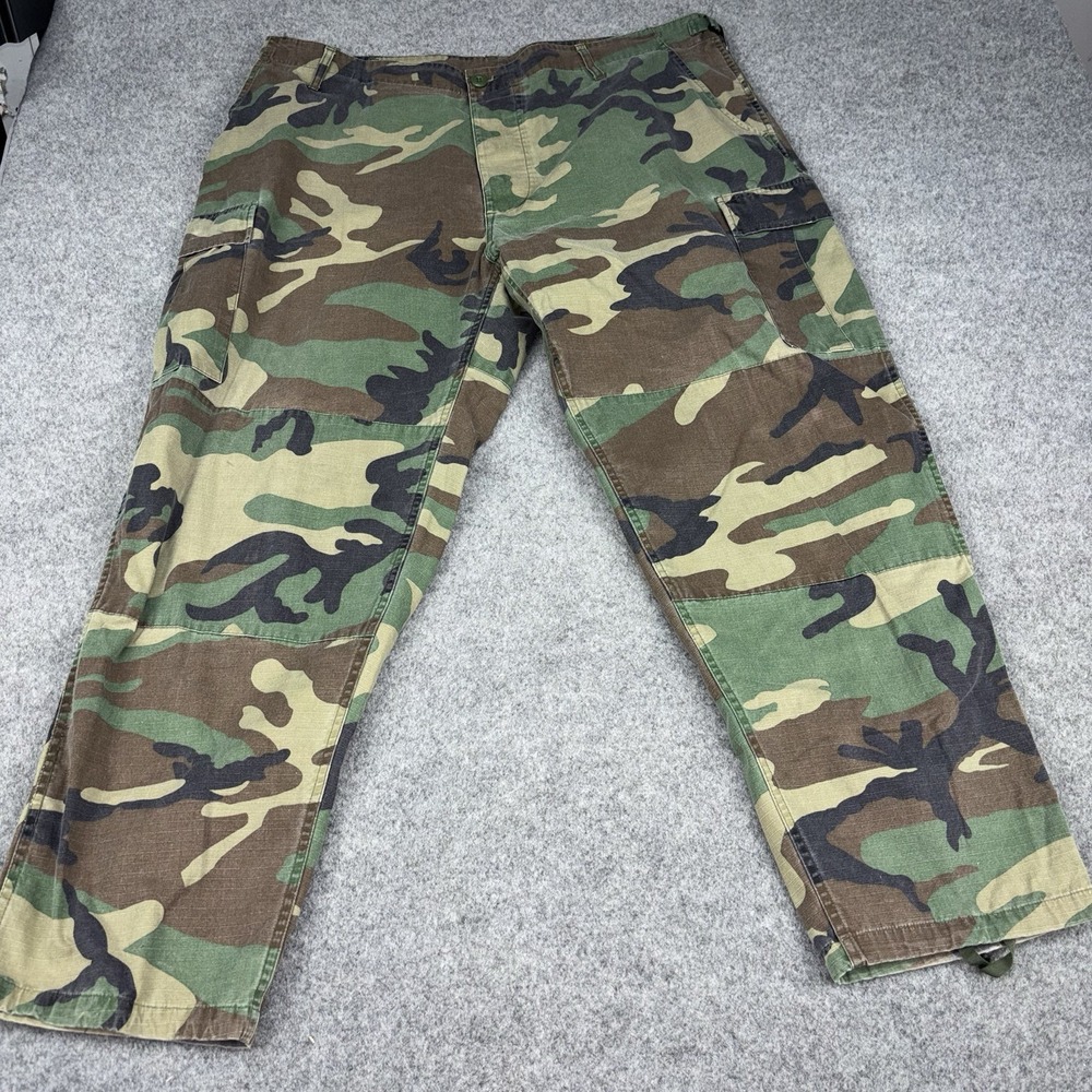 Vintage Army Combat Pants Mens 2XL Camo Fits 42x29 Tactical Military Utility ACU